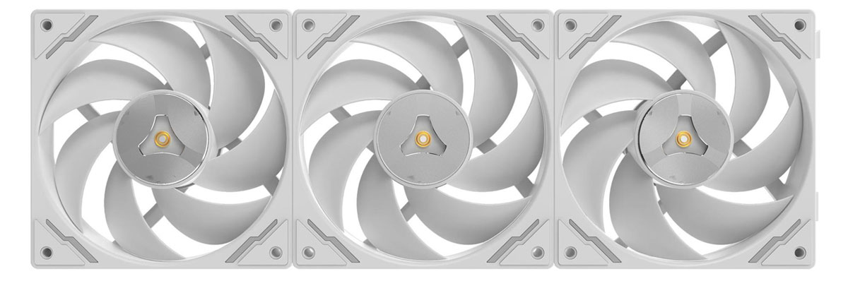 Tcomas FC700PRO Weißes Dreierpack 3x120mm