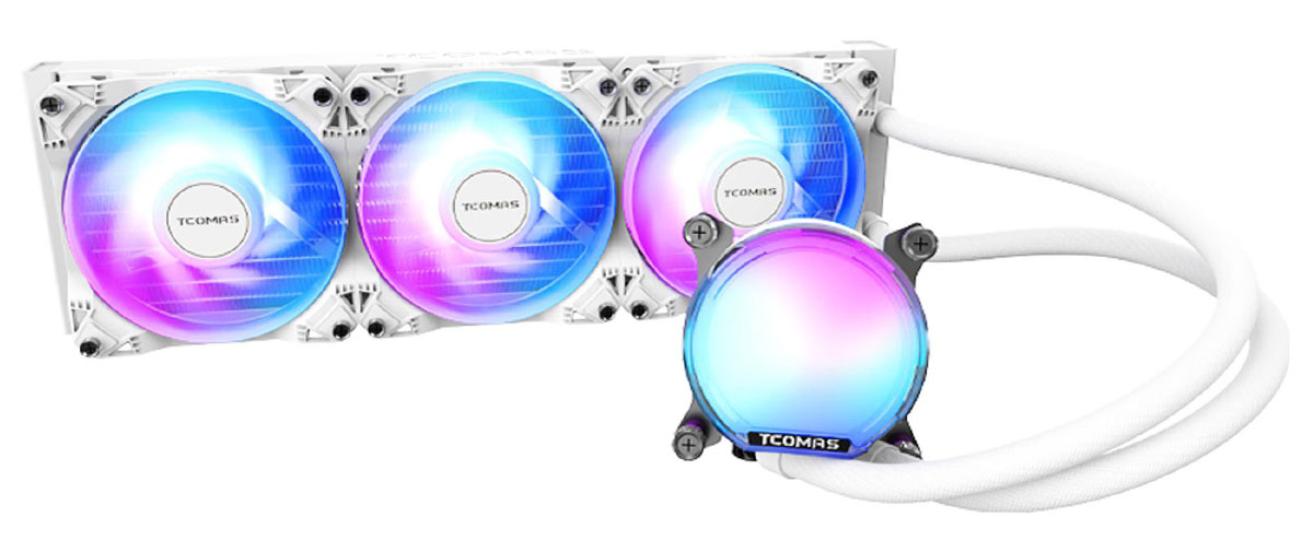 Tcomas LE100 360 Weiß 3x120mm