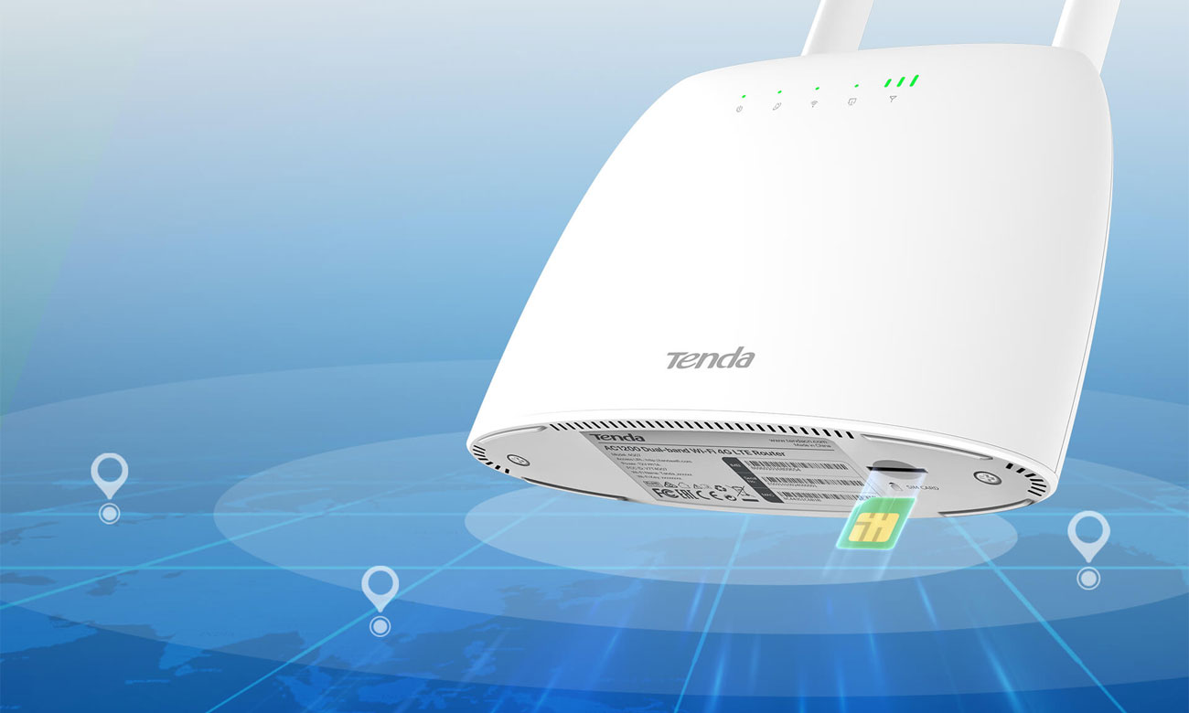 Tenda 4G07 router LTE SIM-Karte