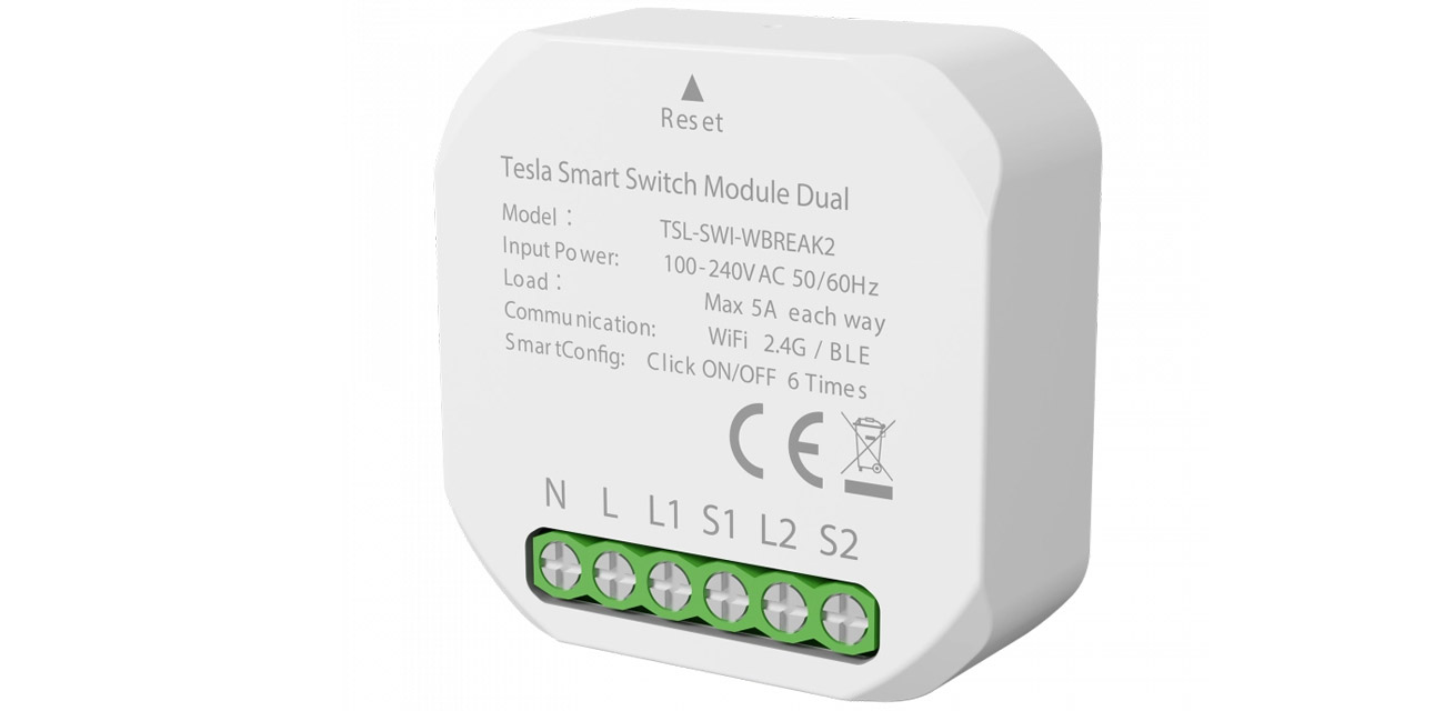 TESLA Smart Switch Module Dual
