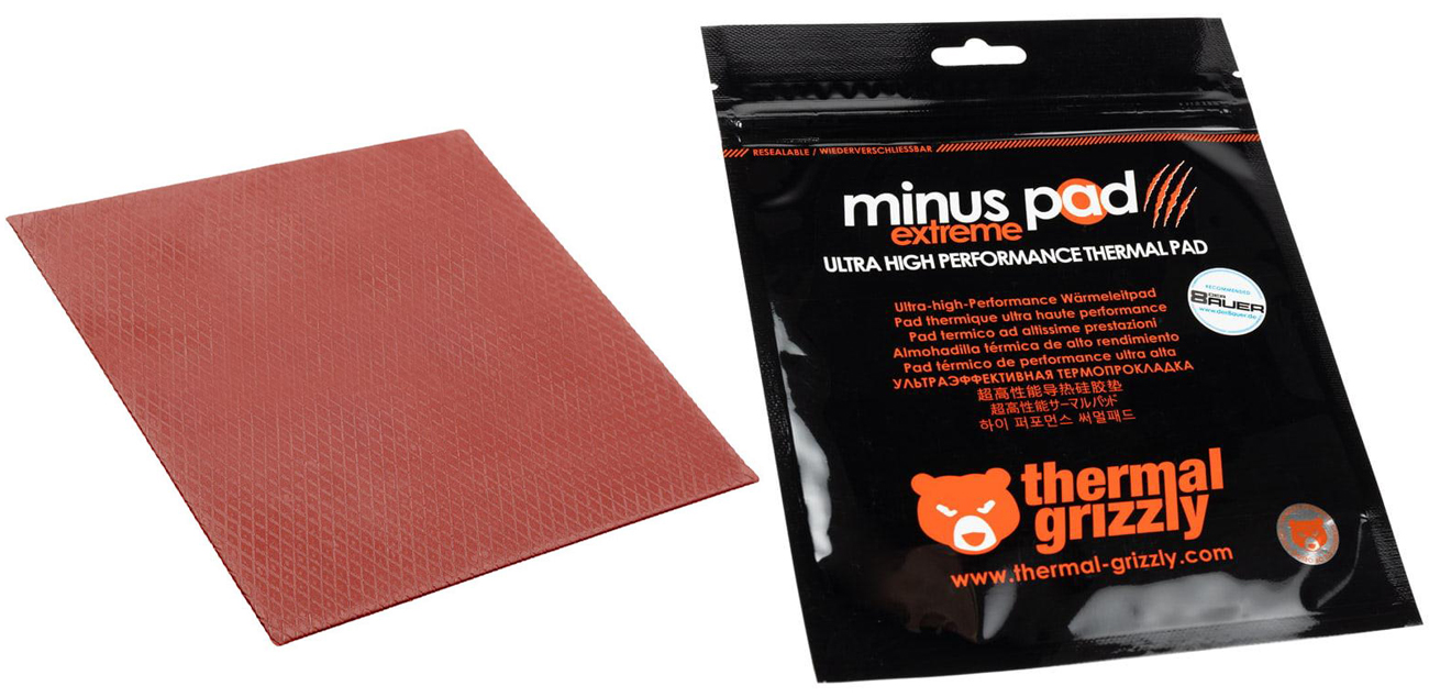Wärmeleitpad Thermal Grizzly Minus Pad Extreme 100x100x0,5 mm