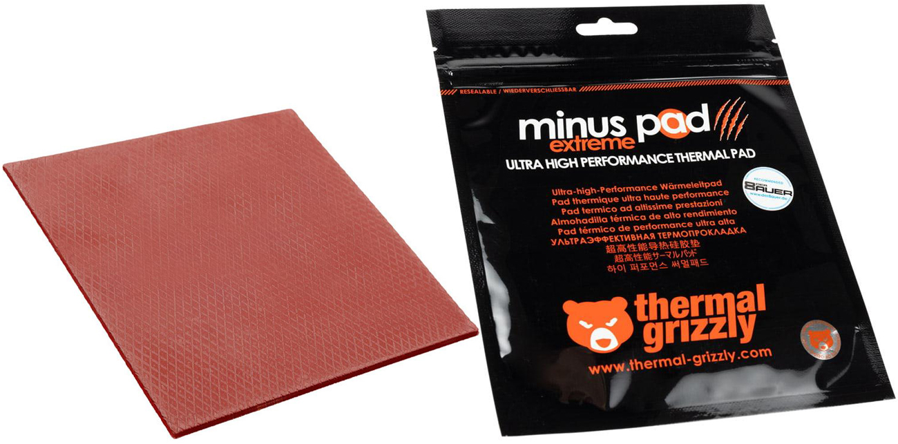 Thermal Grizzly Minus Pad Extreme 100x100x2 mm Wärmeleitpad