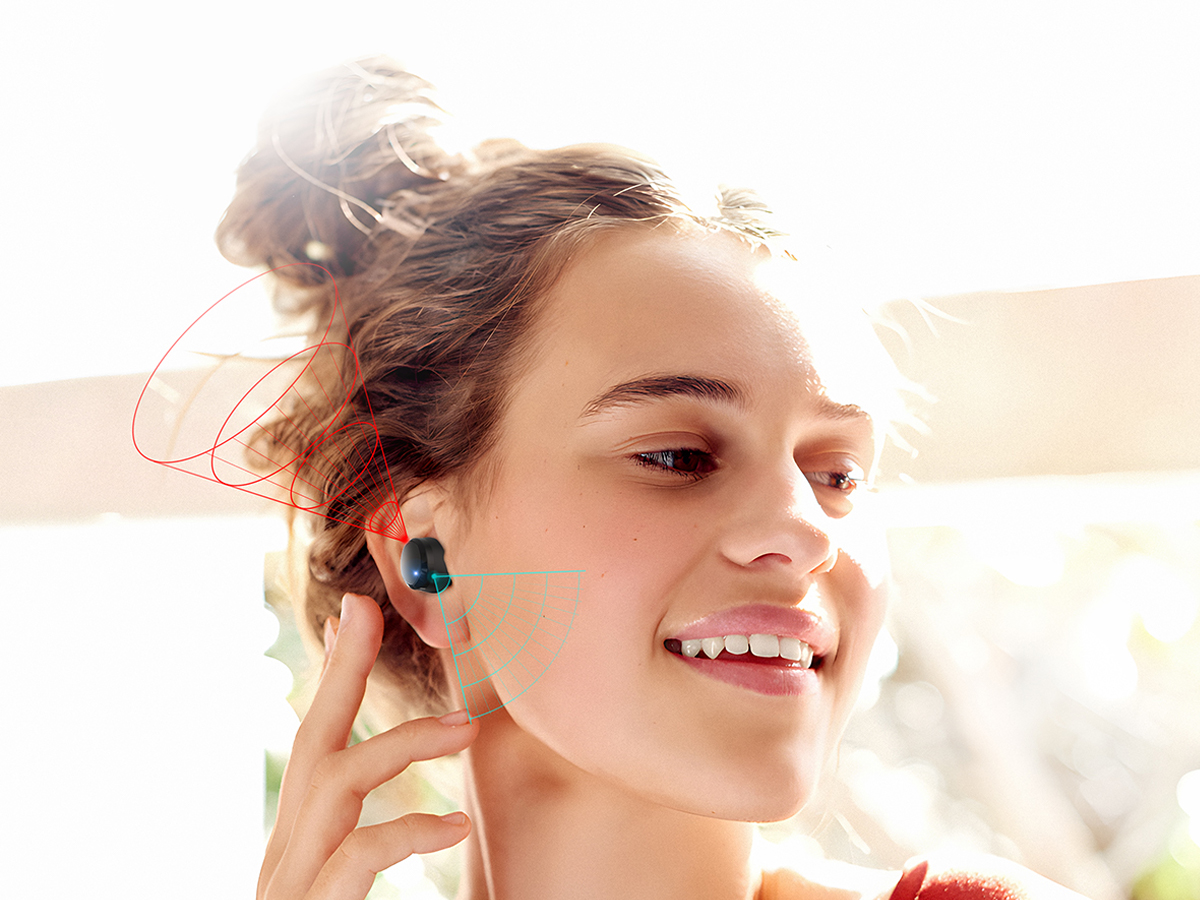 Kabellose In-Ear-Kopfhörer Tozo T12S Schwarz