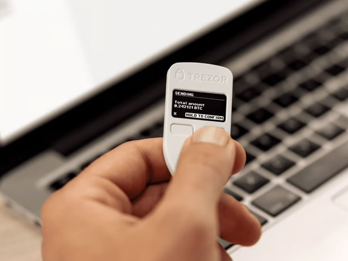 Trezor Model One - Weiß