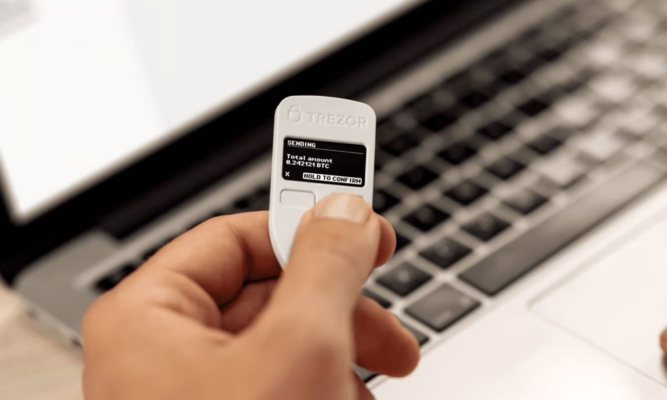 Trezor Model One - Weiß