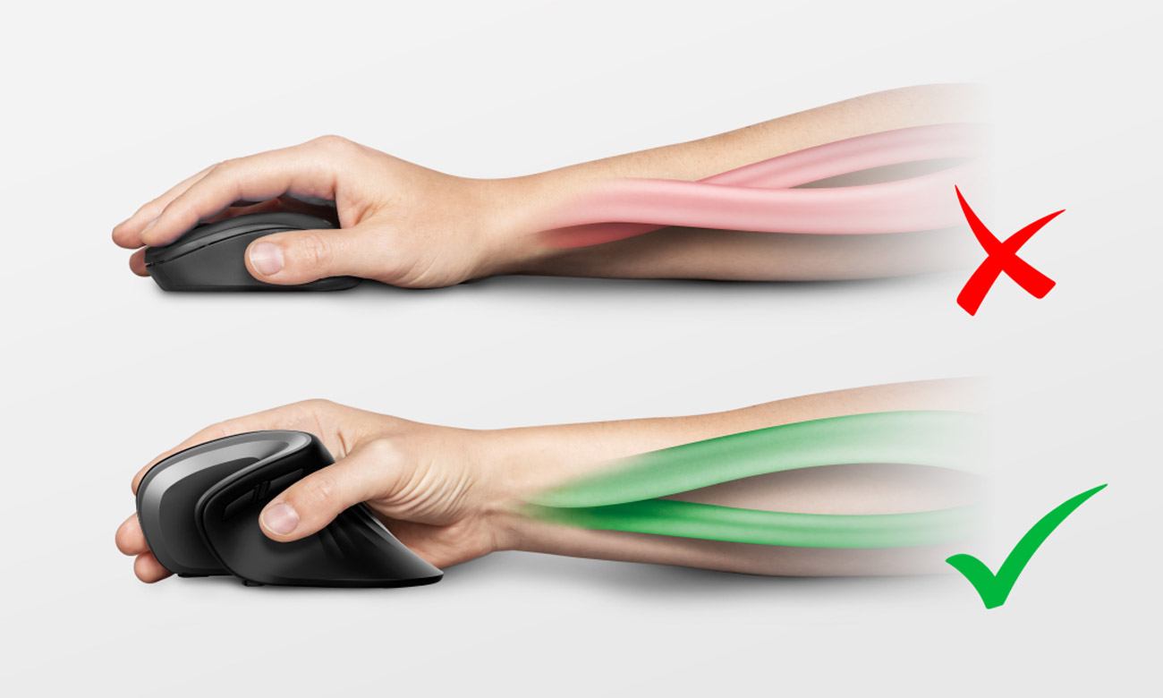 Trust Verro Ergonomische kabellose Maus