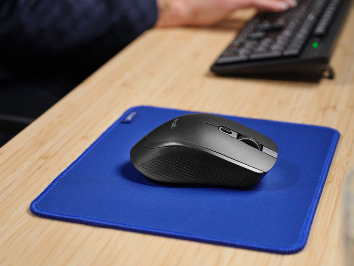 Trust OZAA+ kabellose Maus schwarz