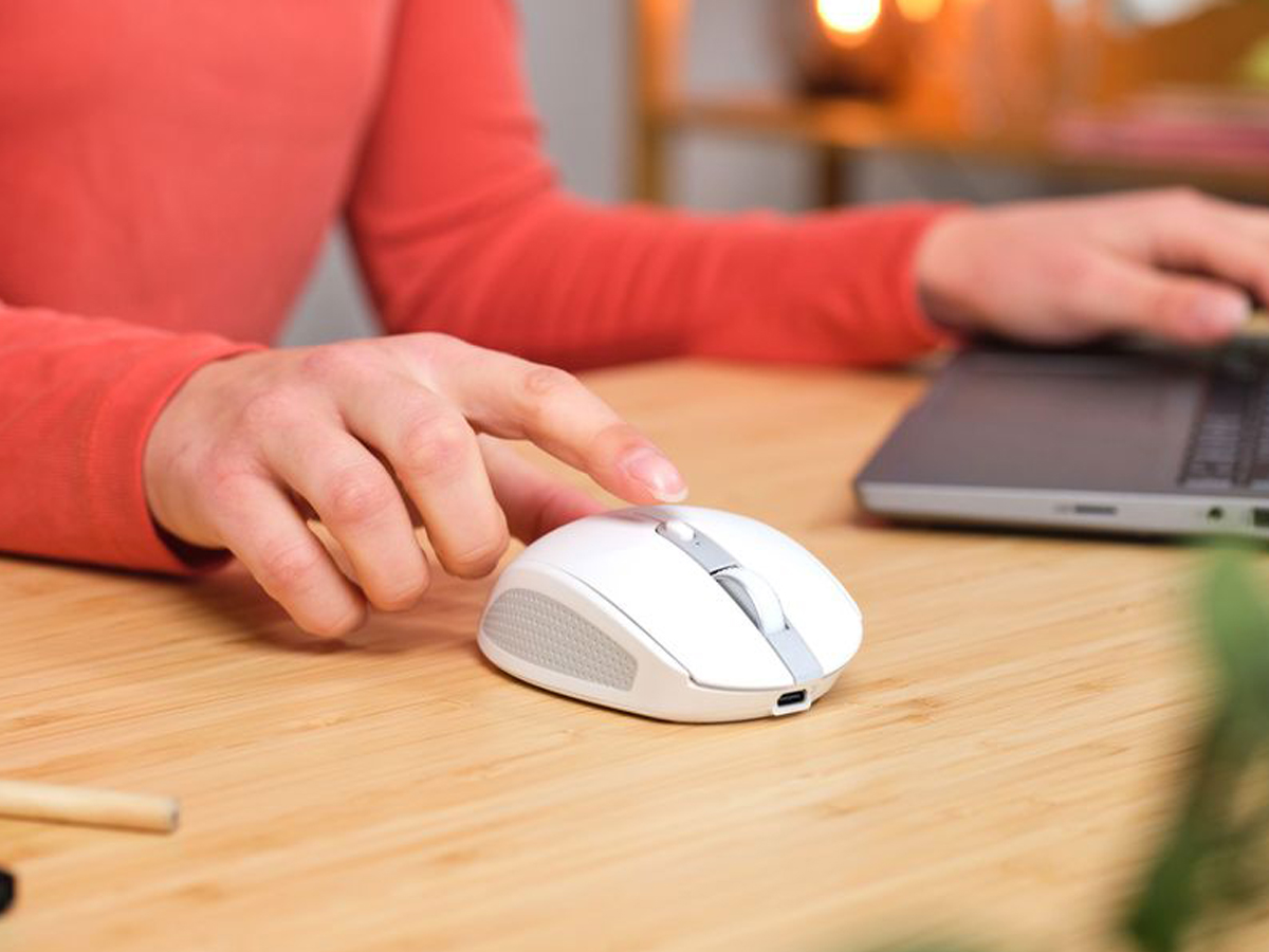 Trust Ozaa Compact Wireless Maus weiß