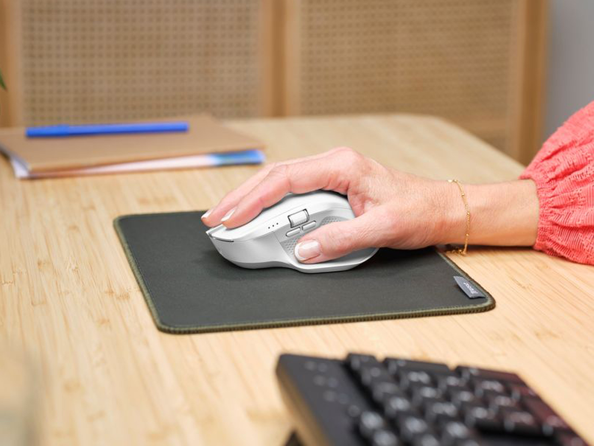 Kabellose Maus Trust OZAA+ weiß