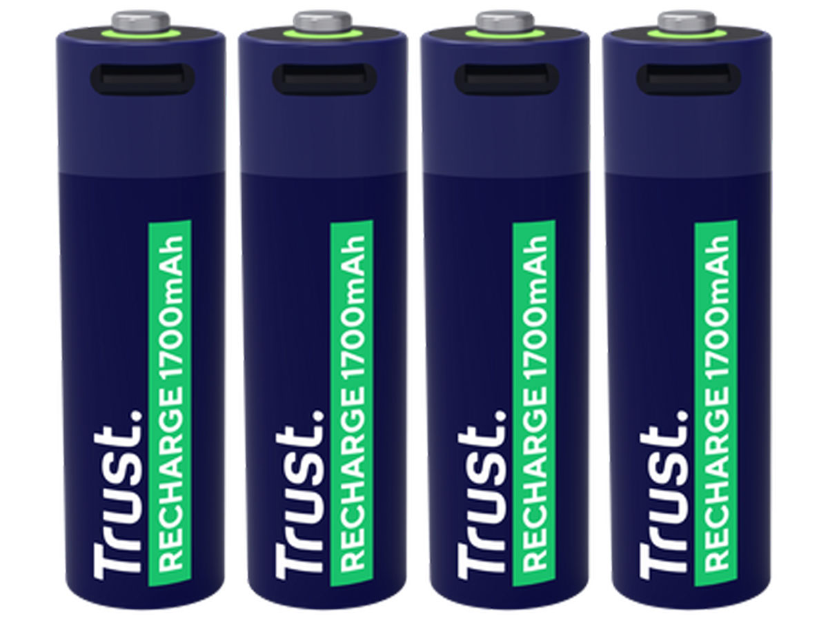 Trust 4x AAA - USB-C Ladegerät