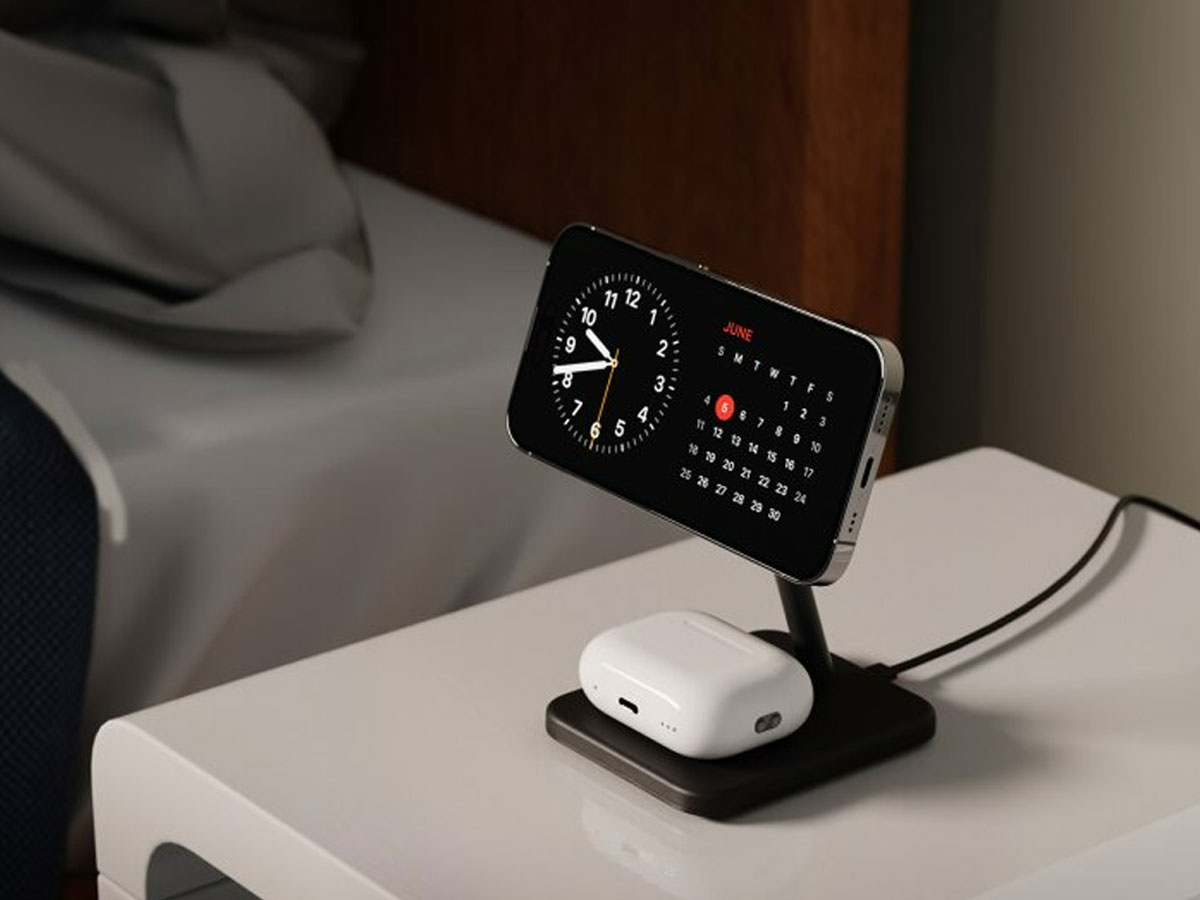 Ladegerät Twelve South HiRise 2 Deluxe für zwei MagSafe-Geräte schwarz