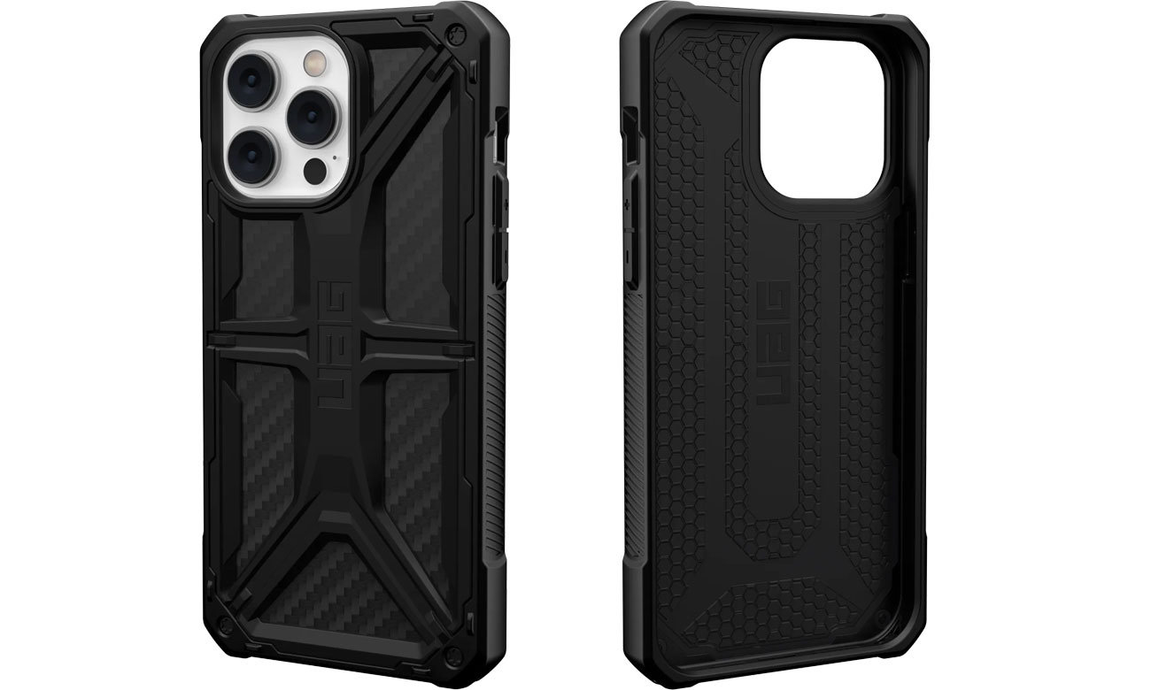 etui do smartfona UAG Monarch do iPhone 14 Pro Max carbon fiber