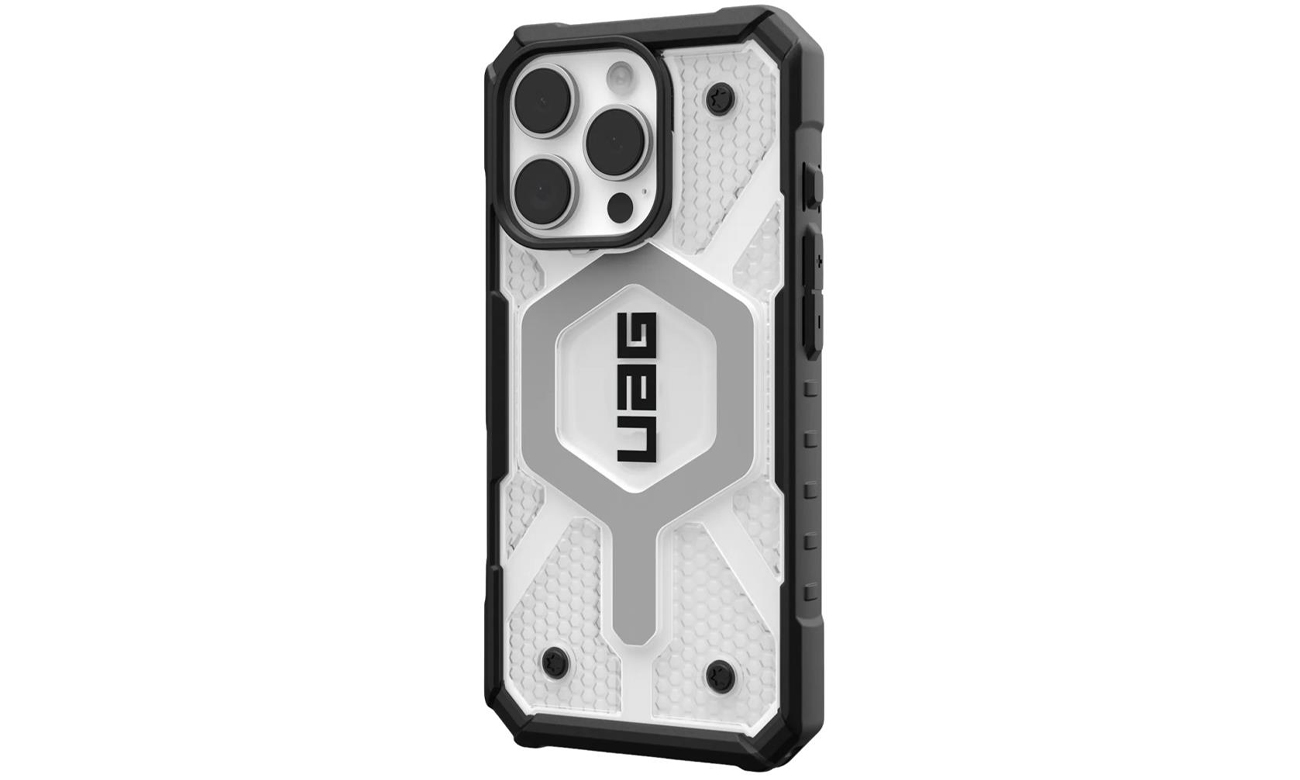 UAG Pathfinder Clear Magsafe Hülle für iPhone 16 Pro ice