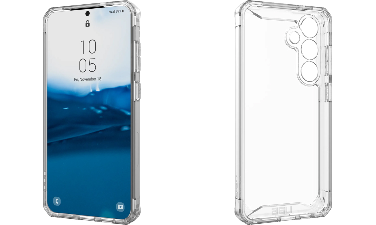 UAG Plyo Hülle für Samsung Galaxy S24 Plus Ice - Gesamtansicht