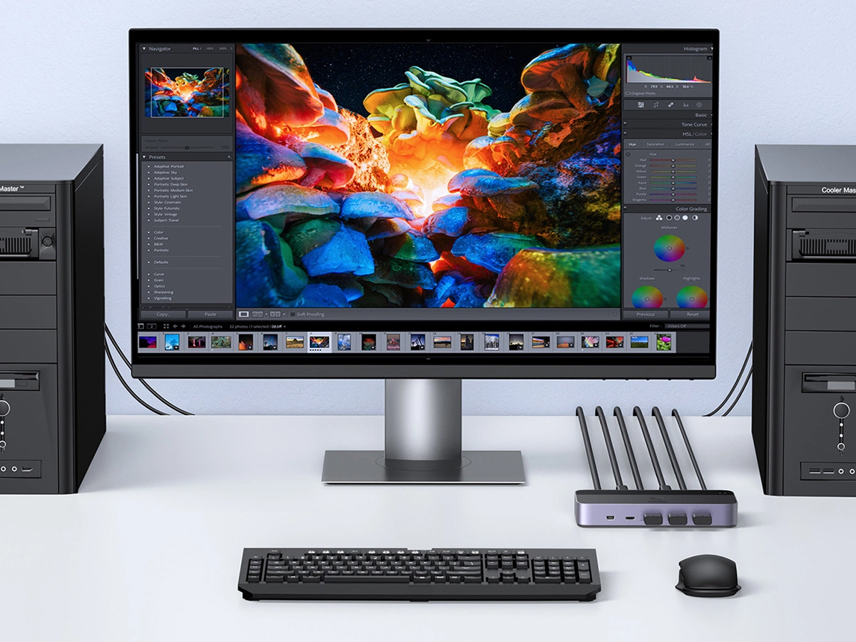 KVM-Switch UGREEN HDMI Switch 2in1 CM664 schwarz