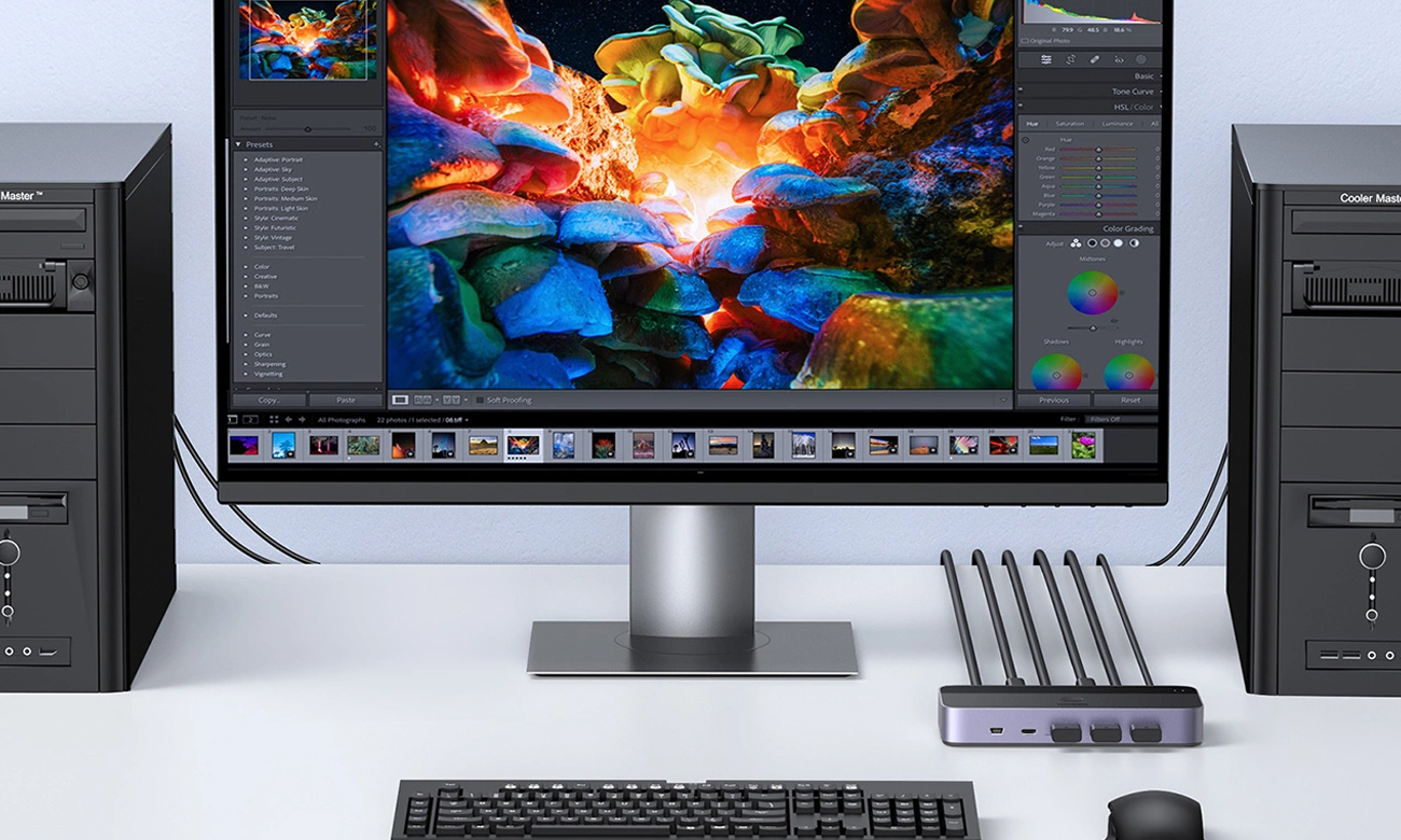 KVM-Switch UGREEN HDMI Switch 2in1 CM664 schwarz