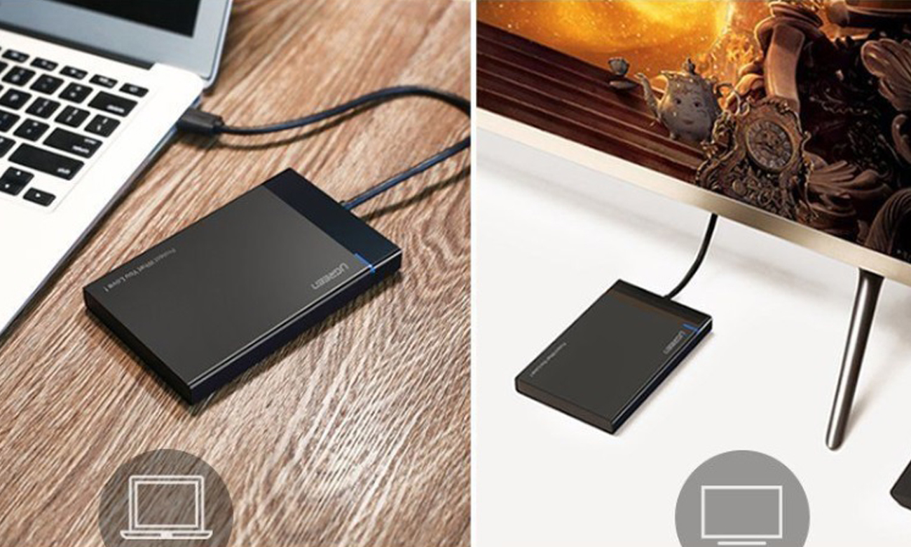 UGREEN US221 Externes Gehäuse für 2,5'' SATA HDD