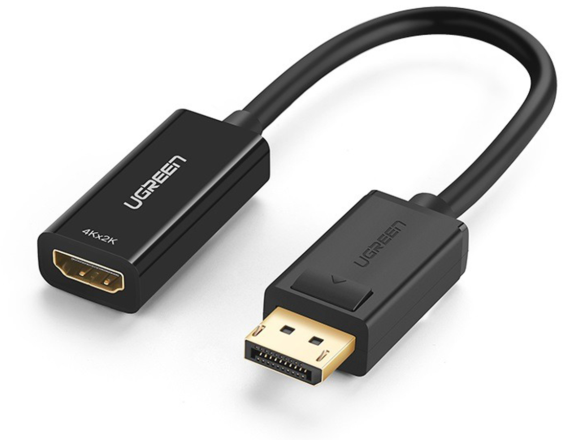 Adapter UGREEN DisplayPort - HDMI 25cm - Widok ogólny