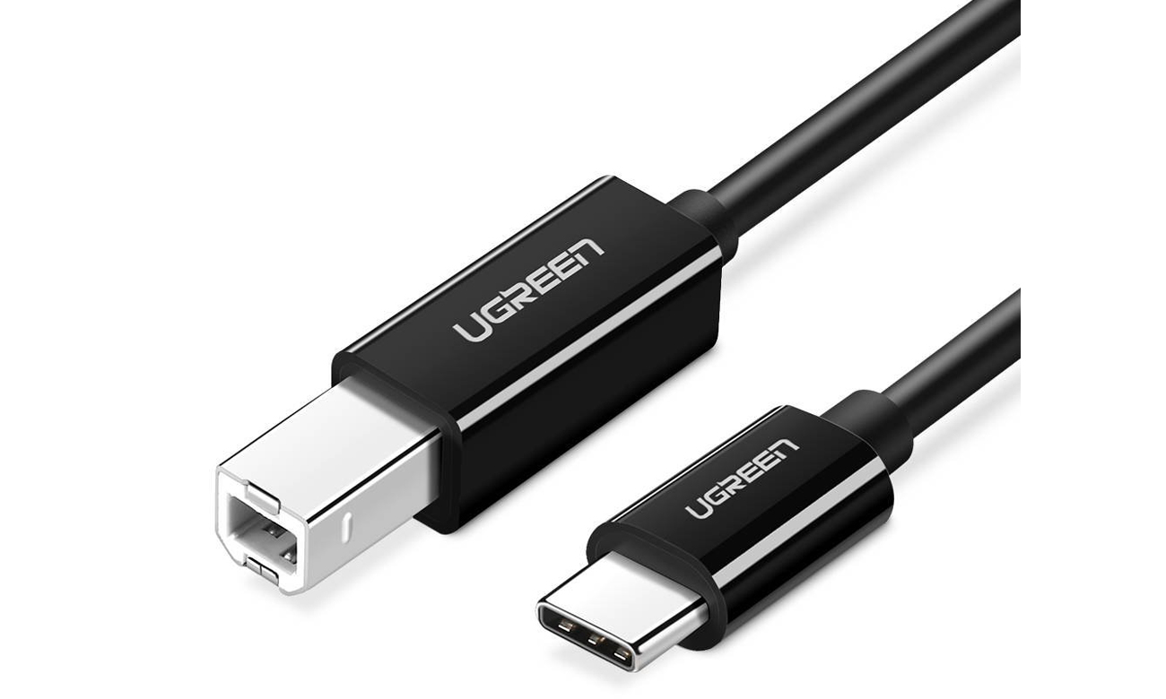 UGREEN US241 2.0 C-B Kabel für Drucker 2 m schwarz