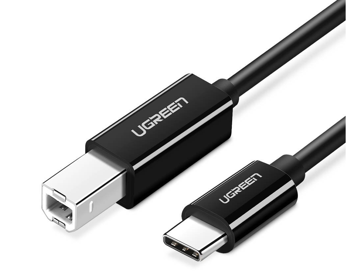 UGREEN US241 2.0 C-B Kabel für Drucker 2 m schwarz