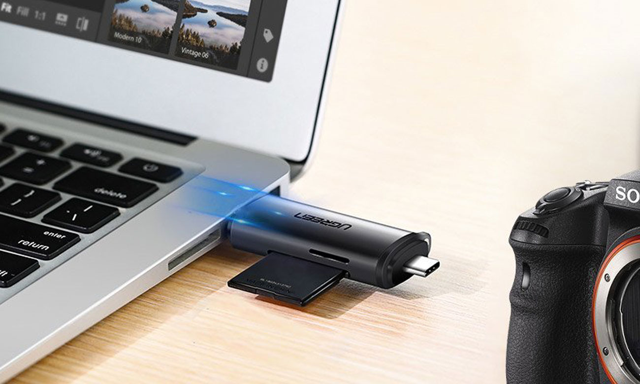 UGREEN SD / microSD Kartenleser (USB 3.0 / USB-C)