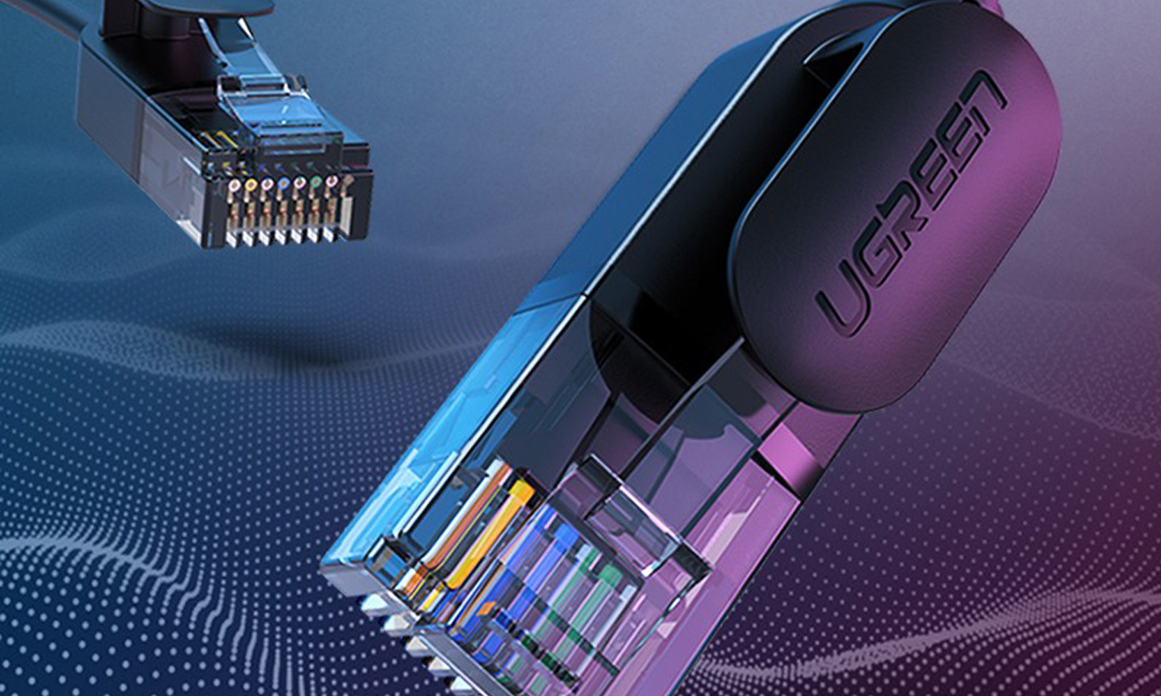 Netzwerkkabel UGREEN NW122 Ethernet RJ45 Schwarz 5m - Lifestyle-Grafik