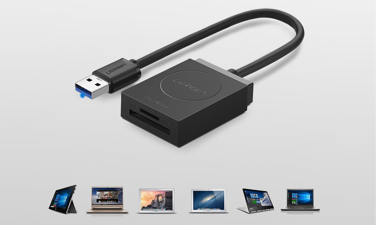 SD / micro SD Kartenleser auf USB 3.0 UGREEN