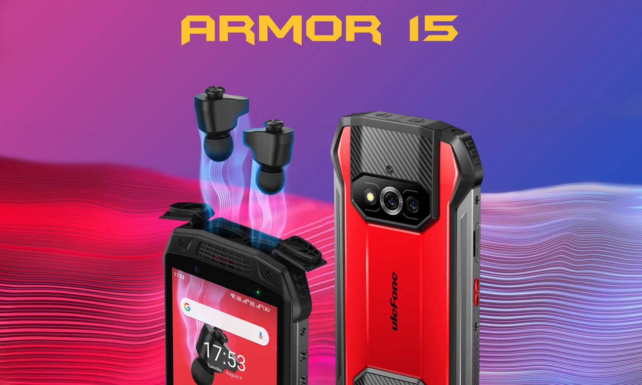 Smartphone uleFone Armor 15 rot