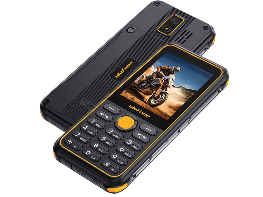 Ulefone Armor Mini 4 Bildschirm und Rückseite des Gehäuses