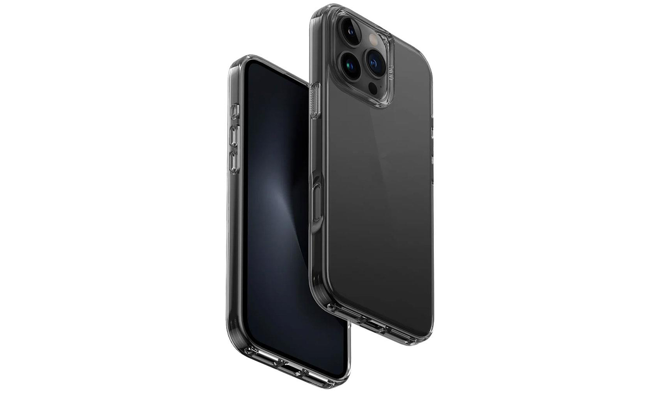 Etui Uniq Air Fender für iPhone 16 Pro Max grau