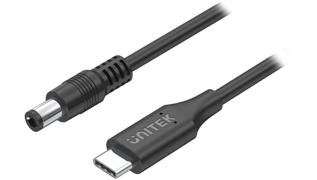 Netzkabel Unitek USB-C Jack 5.5x 1.7mm Acer