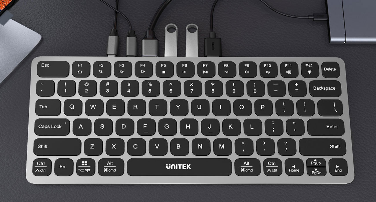 Unitek HUB USB-C 9w1 D1092A