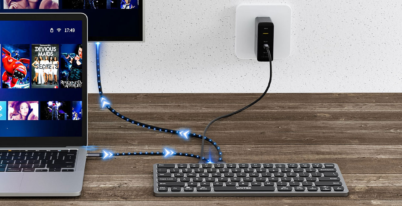 Unitek HUB USB-C 9w1 D1092A