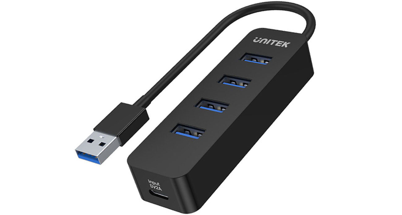 HUB Unitek USB-A, 4 Ports USB 3.1, aktiv, 10 W
