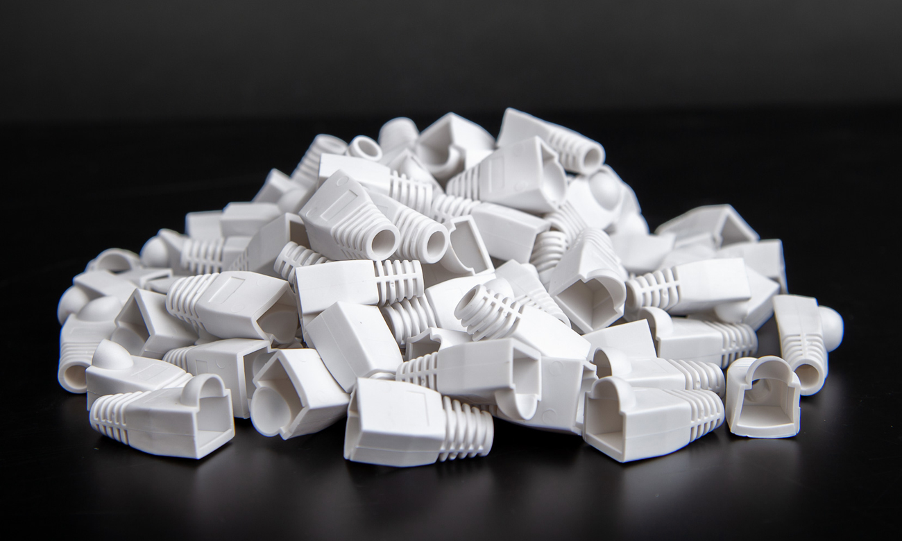 RJ45-Steckerschutz Unitek 6 mm, 100 Stk. weiß