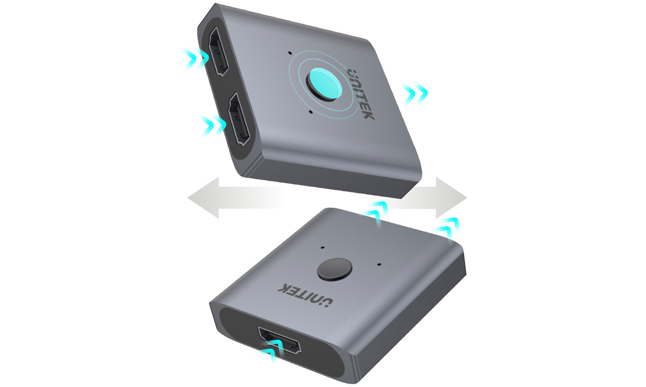 Unitek Dwukierunkowy Splitter HDMI 2.0 4K V1127A