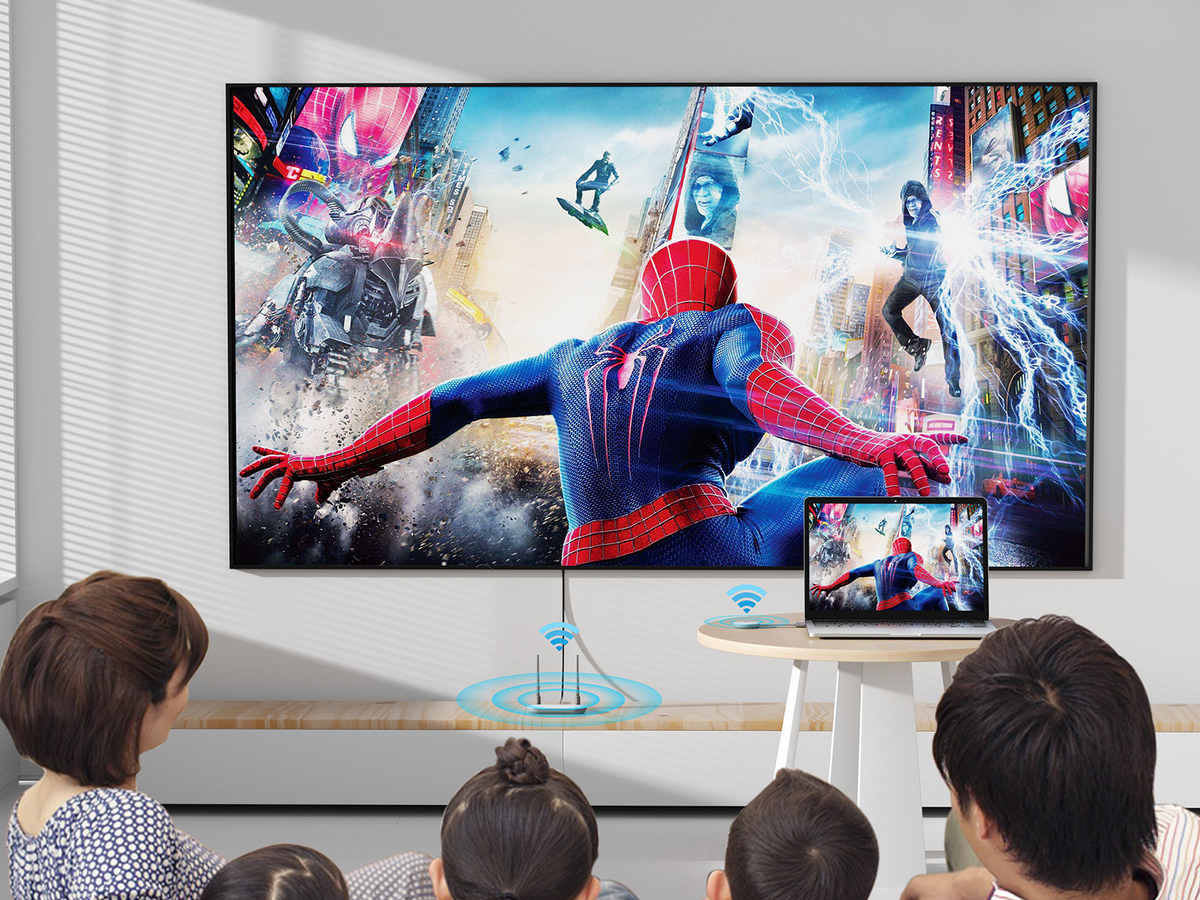 Unitek Drahtloser HDMI Sender und Empfänger, Reichweite bis zu 50m