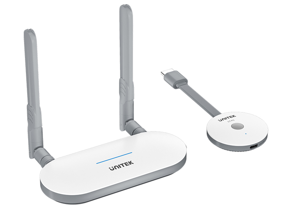 Unitek Drahtloser HDMI Sender und Empfänger, Reichweite bis zu 50m