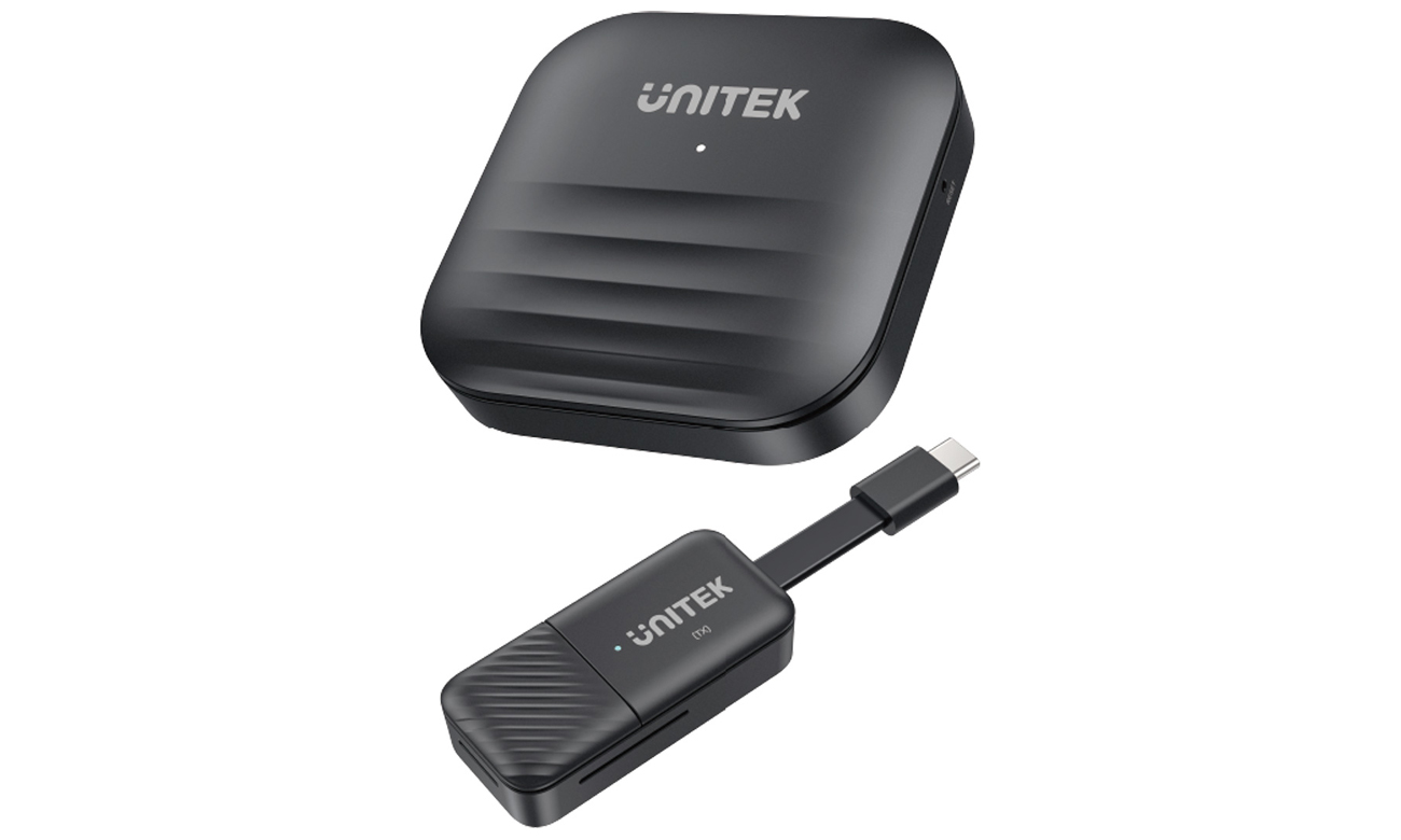 Unitek Kabelloser HDMI-Sender und -Empfänger, Reichweite bis zu 50 m, Schwarz