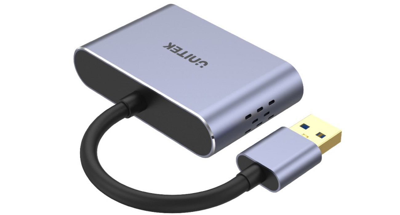 Adapter Unitek USB-A - HDMI, VGA FullHD