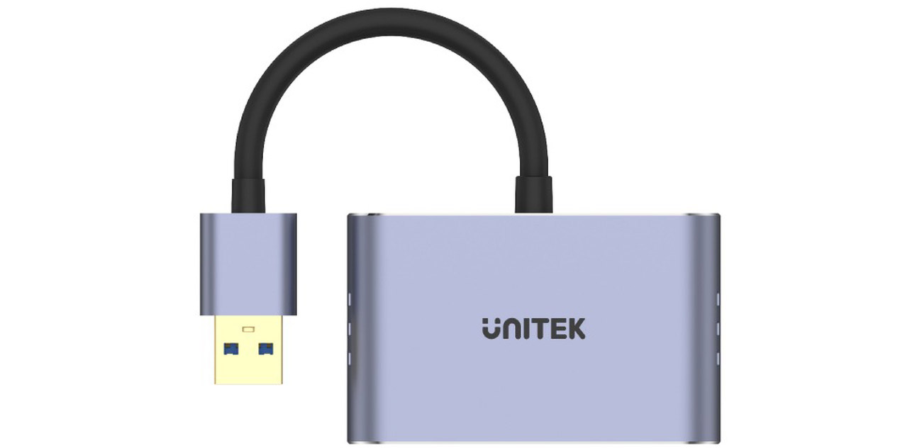 Adapter Unitek USB-A - HDMI, VGA FullHD