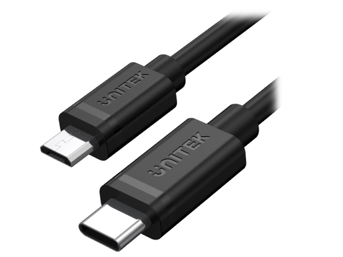 Przewód Unitek USB-C - microUSB 1m