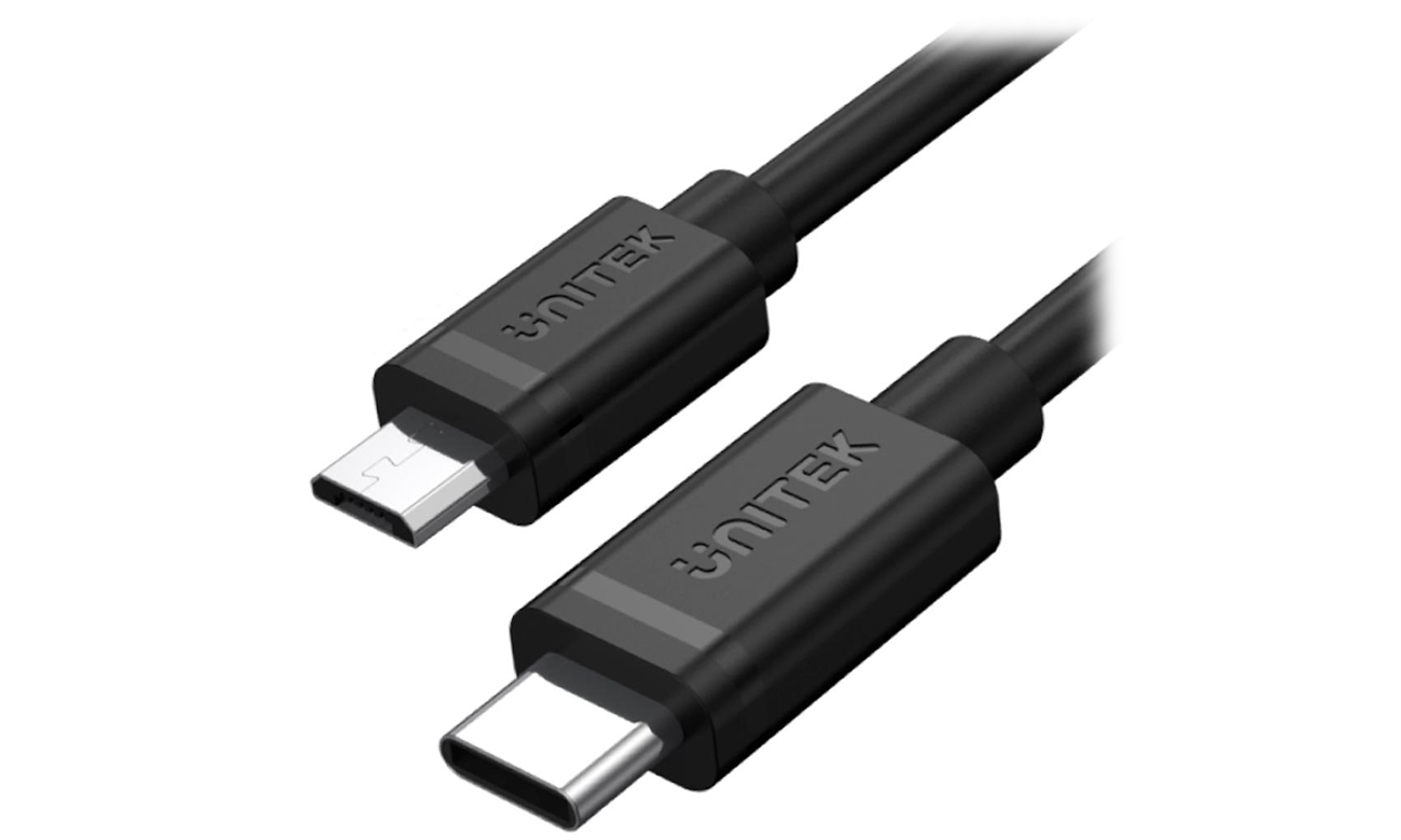 Przewód Unitek USB-C - microUSB 1m