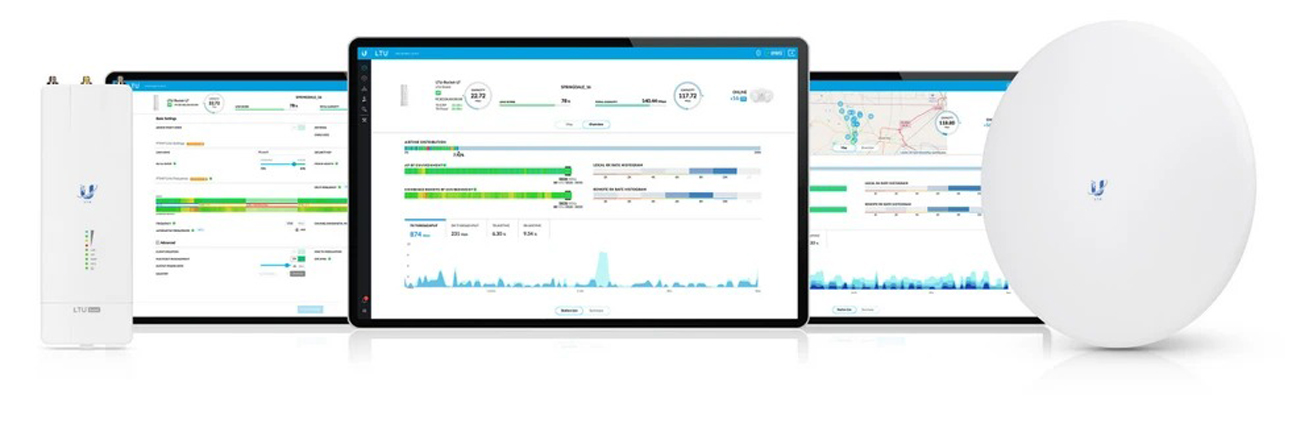 Zugangspunkt Ubiquiti LTU-ROCKET - Bequeme Konfiguration