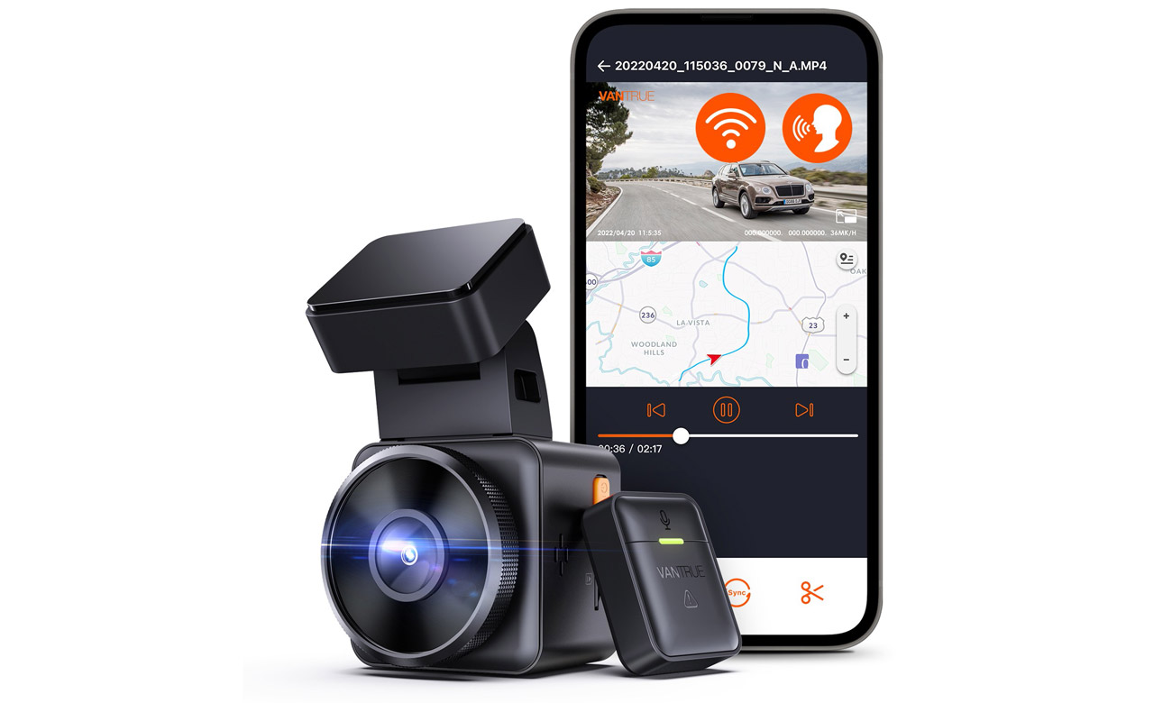 Dashcam Vantrue E1