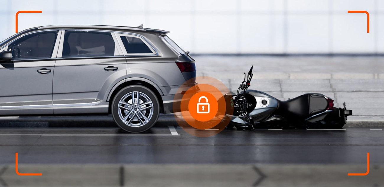Motorrad-Dual-Dashcam Vantrue F1 Dual - Parkmodus und Gravitationssensor