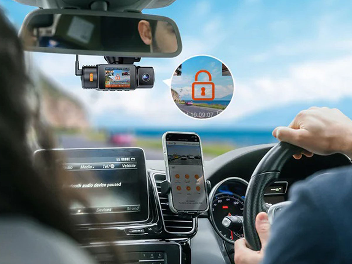 Kamera im Auto Vantrue N4S Nexus 4 S Fahrt