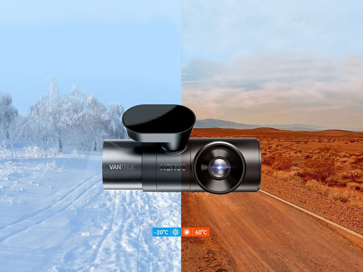 Kamera im Auto Vantrue N4S Nexus 4 S Temperatur