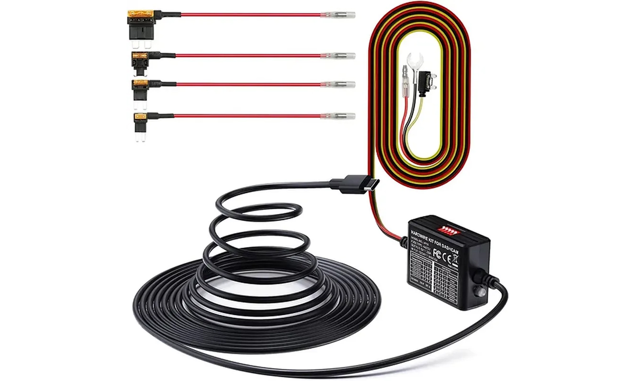 USB-C Netzadapter mit ACC Vantrue VP01 - Gesamtansicht