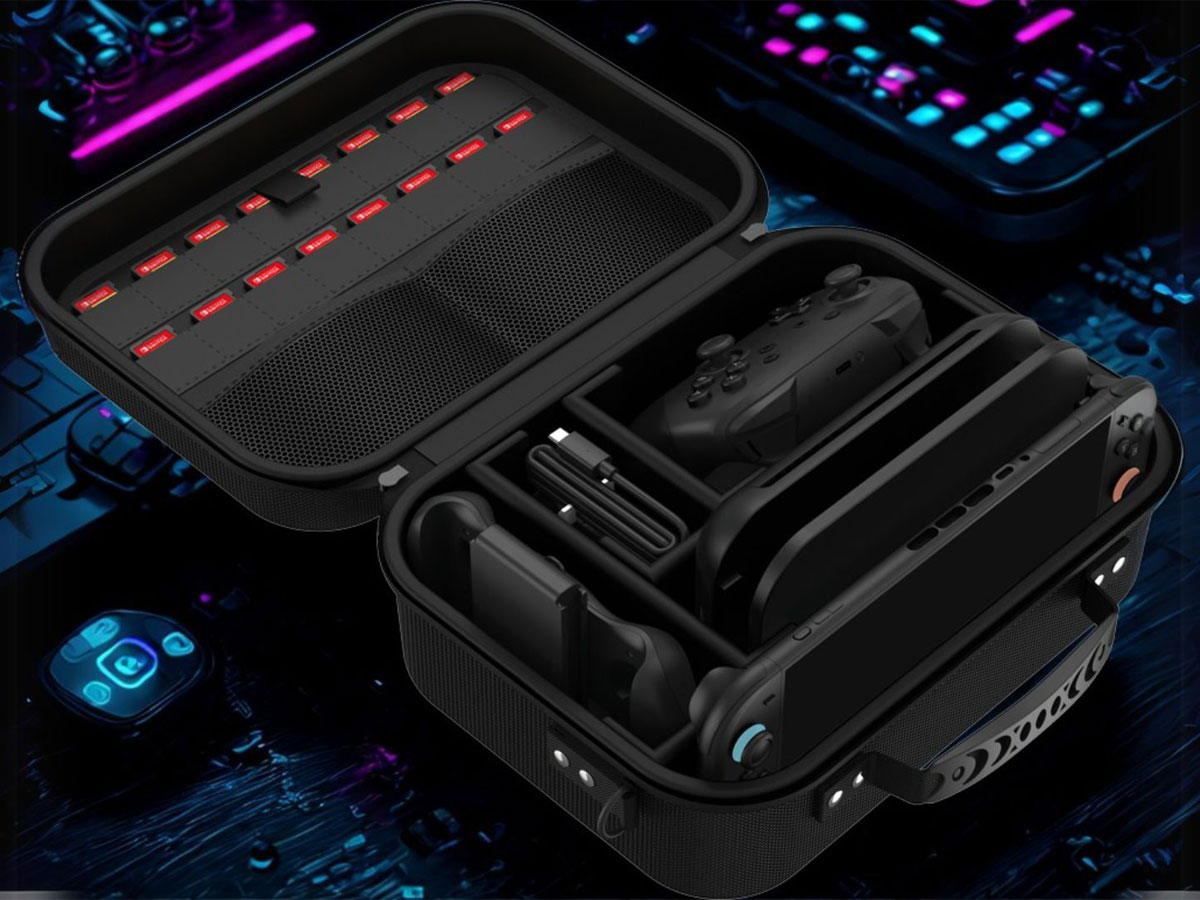 Reisetasche Venom VS4935 für Nintendo Switch 2 / Switch / OLED – Bild mit Hintergrund